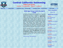Tablet Screenshot of centralcalswim.org